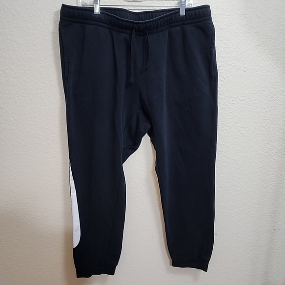 Nike Men XXL Black Fleece Joggers Sweatpants. - Picture 1 of 8